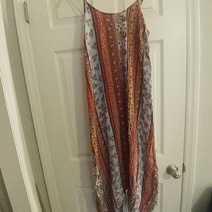 Asymmetric mid dress